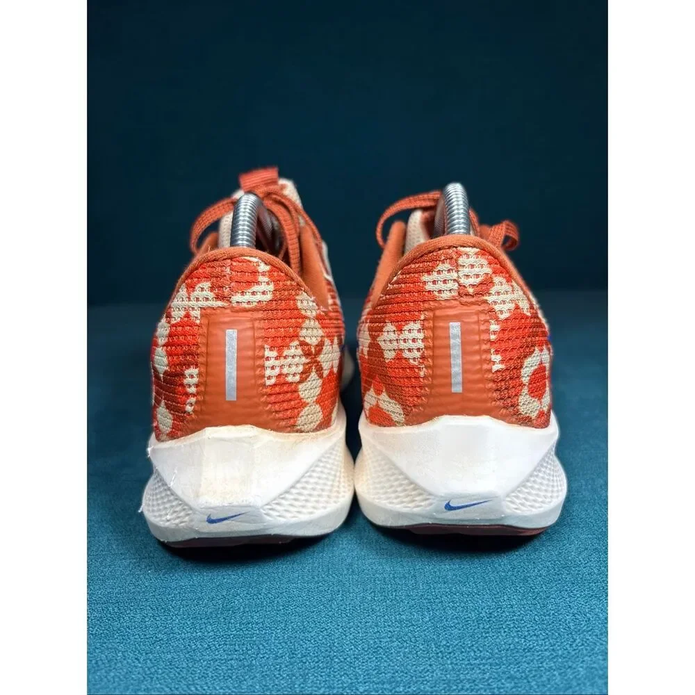 Nike Air Zoom Pegasus 40 Premium Floral Orange Blue Running Shoes Men’s Size 9 F